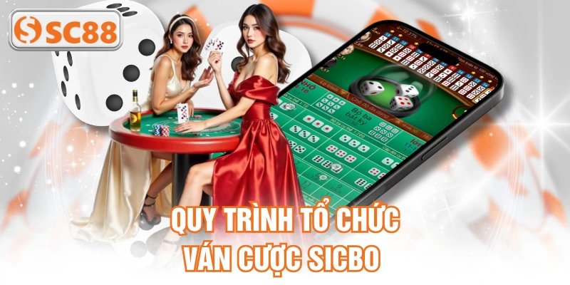 Quy trình tổ chức ván cược Sicbo